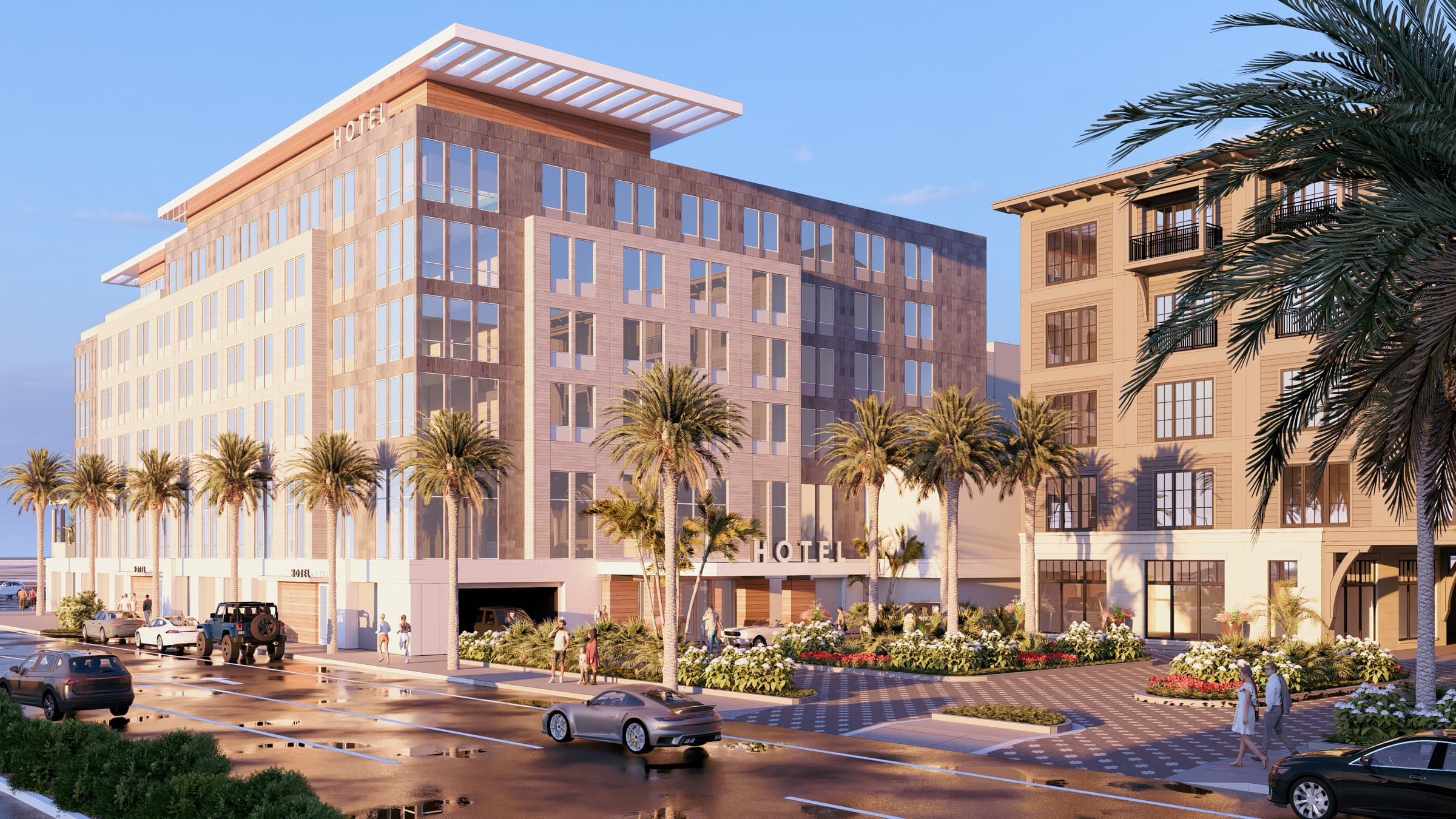 Office and retail base
